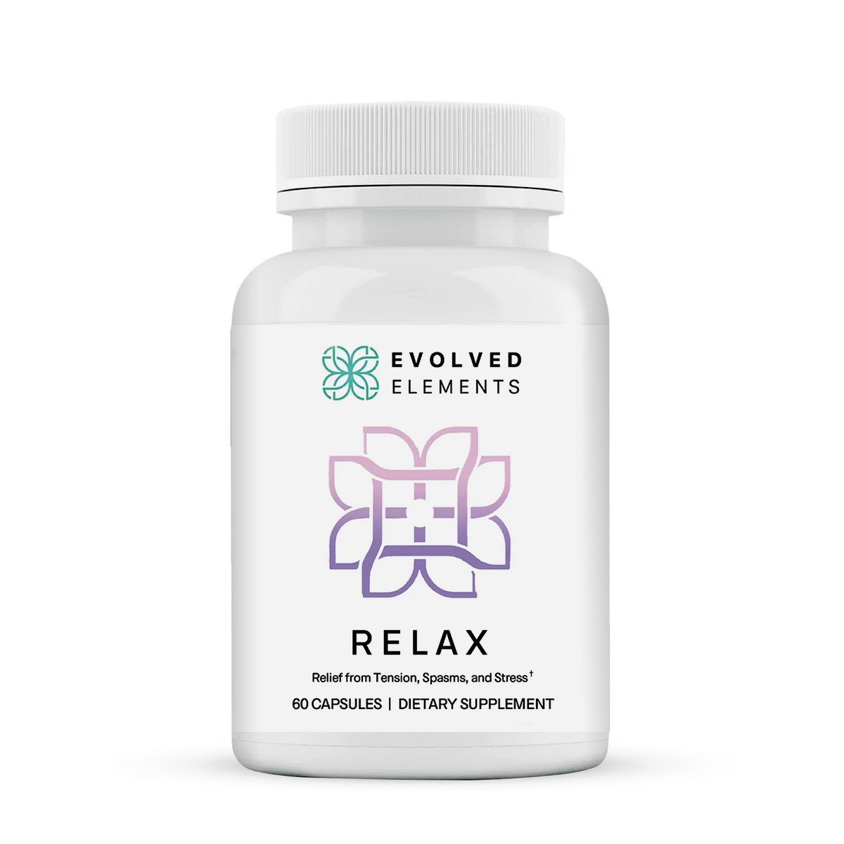 Relax | Natural Menstrual & Muscle Relief with Magnesium, Passion Flower, and Valerian Root – Eases Cramps and Promotes Calmness | 60 Capsules