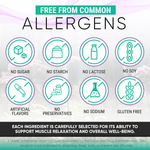 Relax | Natural Menstrual & Muscle Relief with Magnesium, Passion Flower, and Valerian Root – Eases Cramps and Promotes Calmness | 60 Capsules