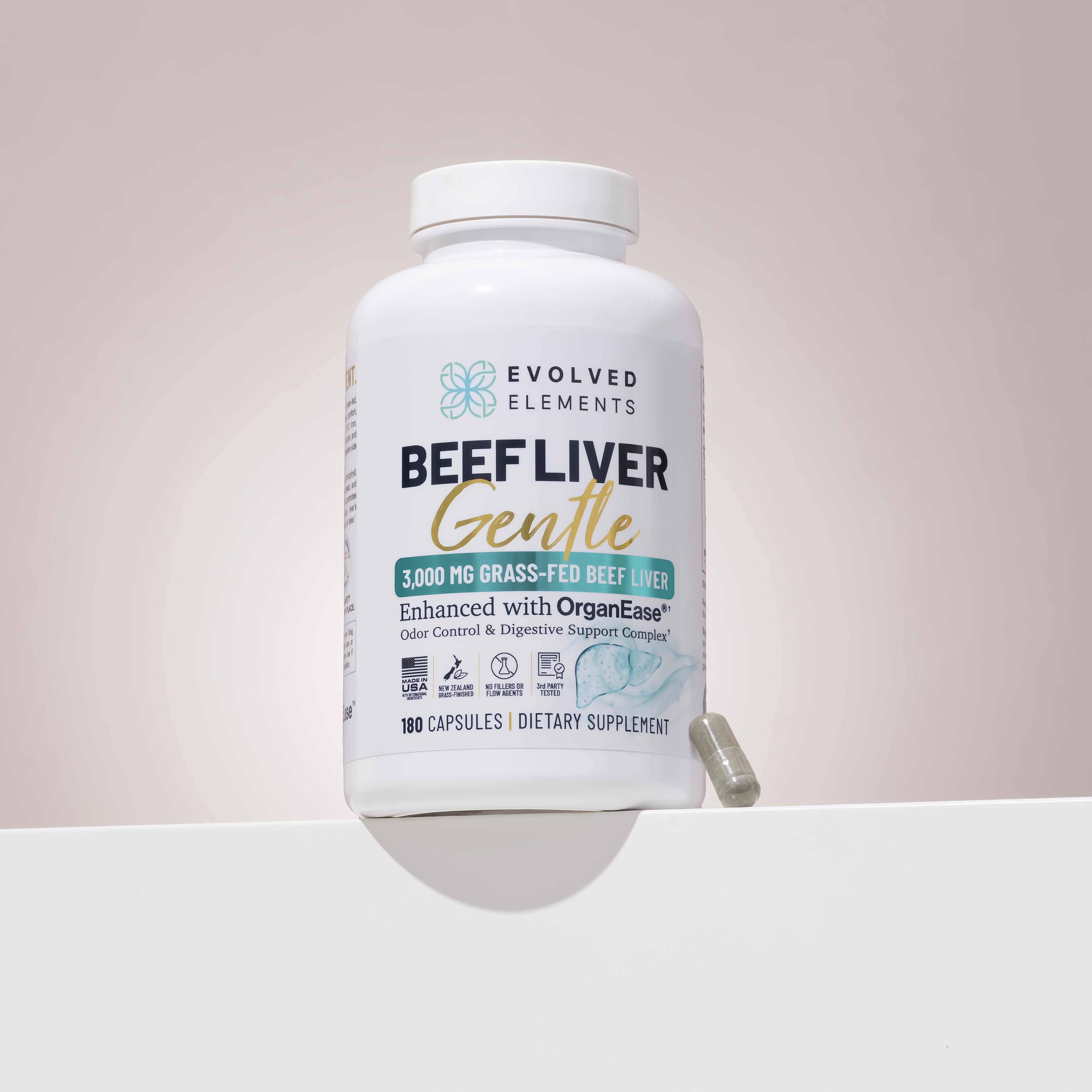 Beef Liver Gentle | Grass-Fed NZ Liver Capsules for Thyroid Support – Evolved Elements