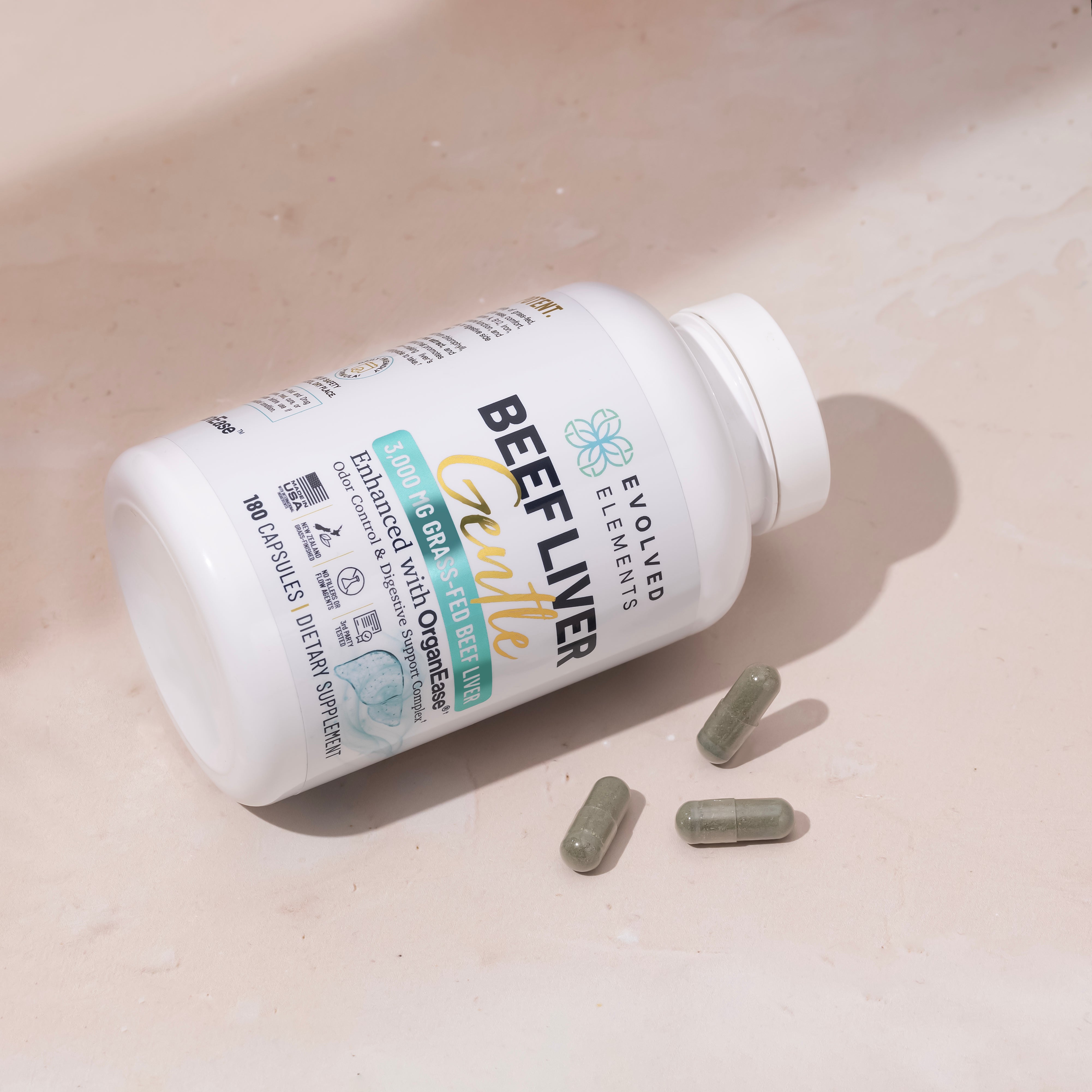 Beef Liver Gentle | Grass-Fed NZ Liver Capsules for Thyroid Support – Evolved Elements